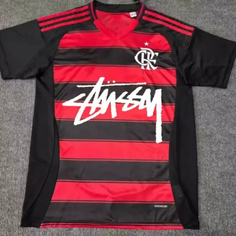 Stussy x Inter Milan Jersey with Geometric Pattern