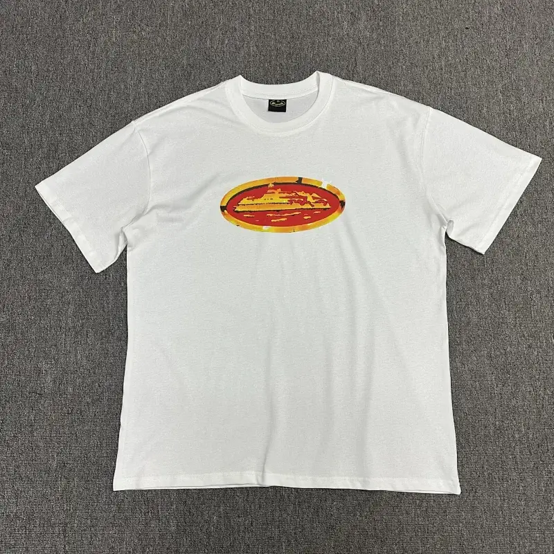 Ralph Lauren White T - Shirt with Yacht Graphic Print