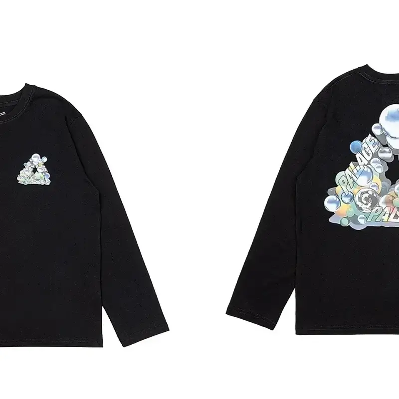 PALACE Bubble-Triangle Graphic Long-Sleeve T-Shirt
