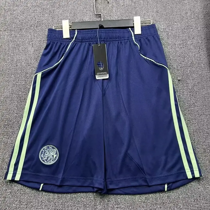 FC Barcelona Blue Soccer Shorts with Red Stripes