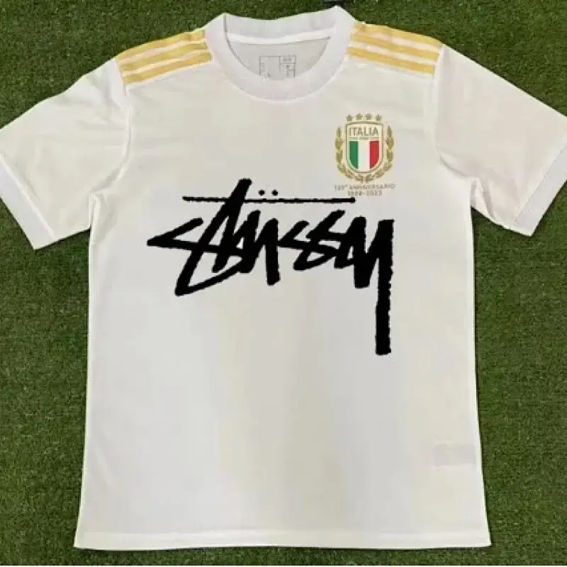Stussy Yellow Brazil Jersey: Green Trim, Cartaz
