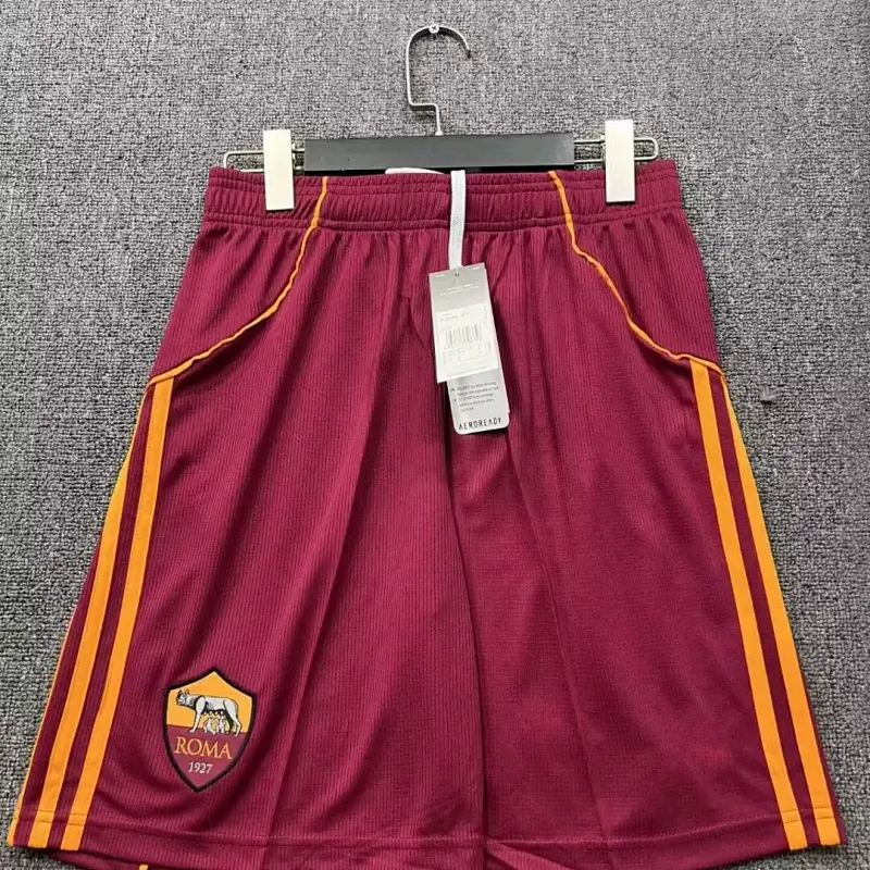 Leeds United White & Blue Striped Football Shorts