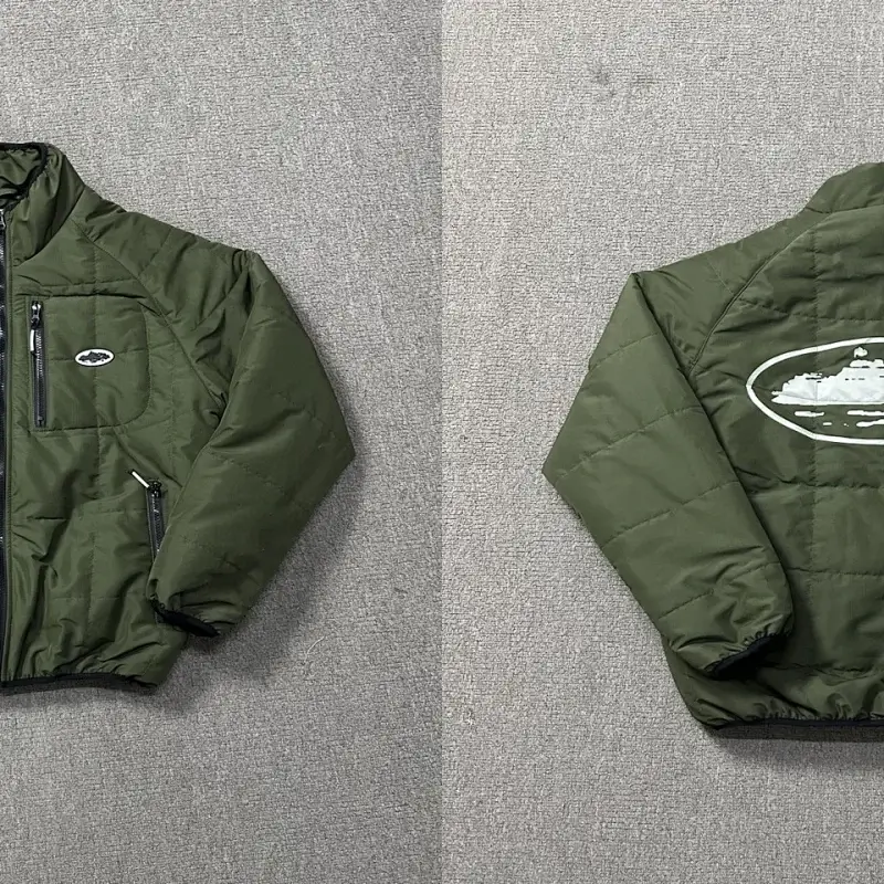 Corteiz Olive Green Padded Jacket