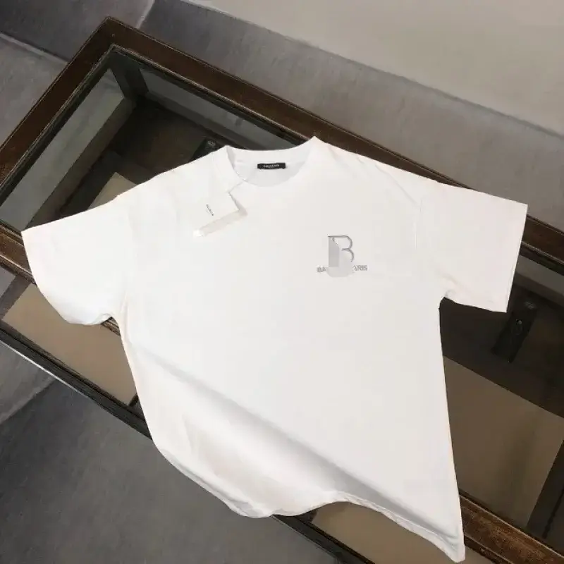 Balenciaga B Logo White T-Shirt
