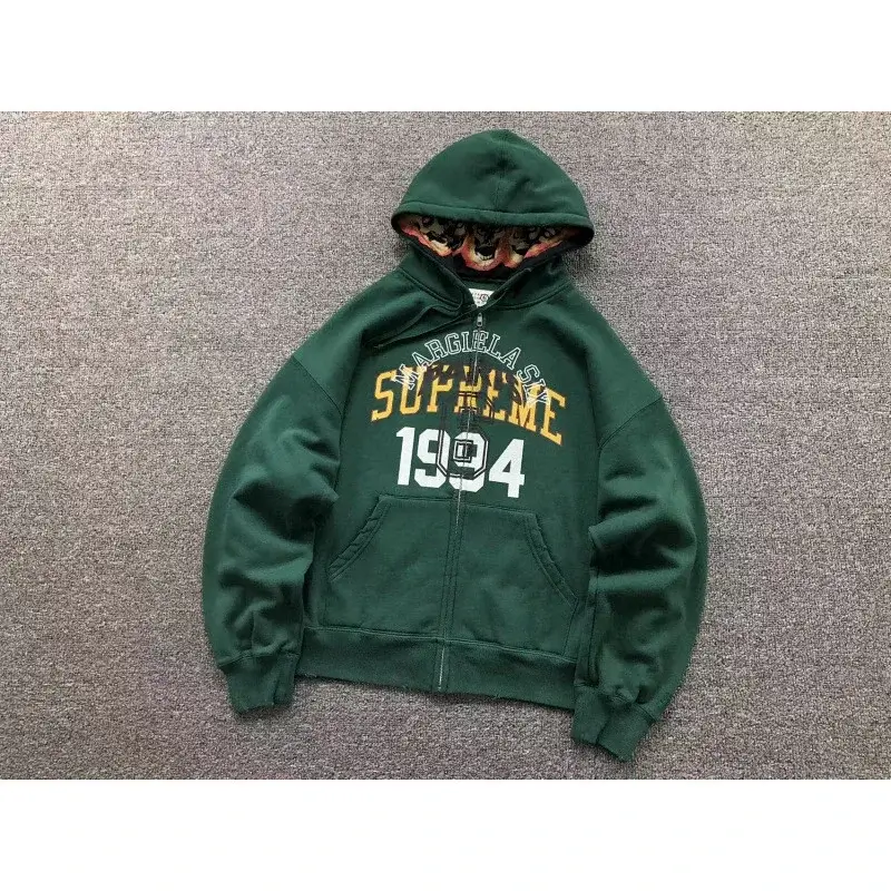 Supreme Green Hoodie "SUPREME 1994" & "MARGIELAS"