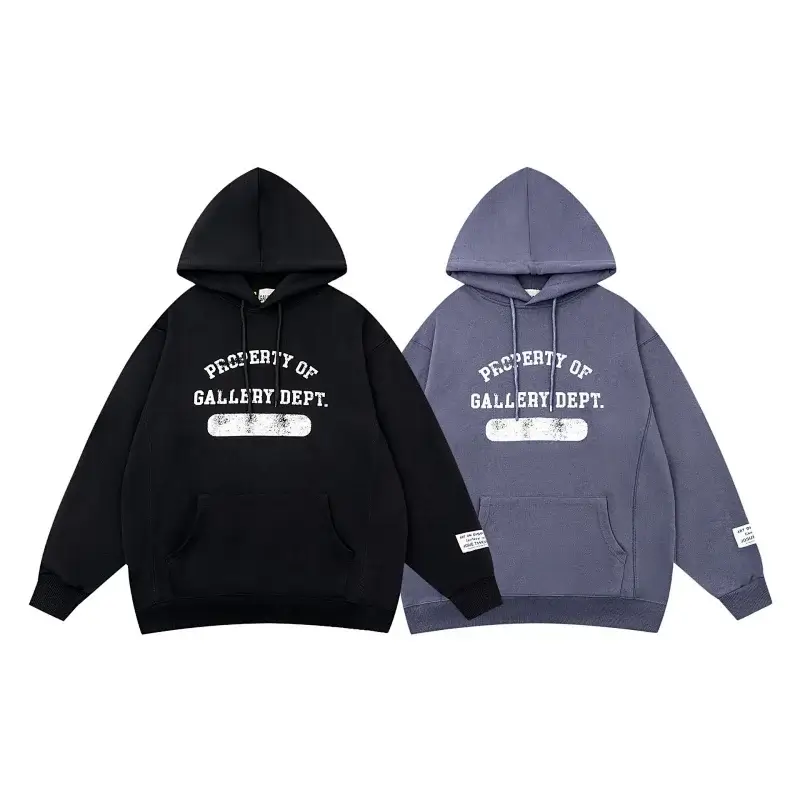 GALLERY DEPT. Property Of Printed Hoodie (Black/Gray)