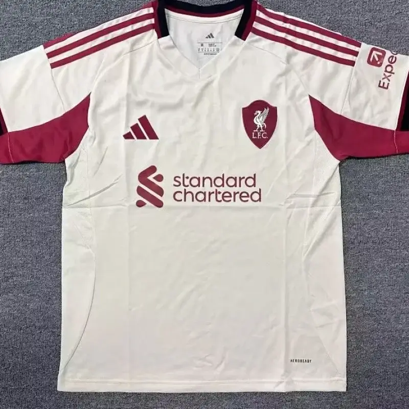 Adidas Polo: White with Green/Yellow Stripes, Trefoil & Club Badge