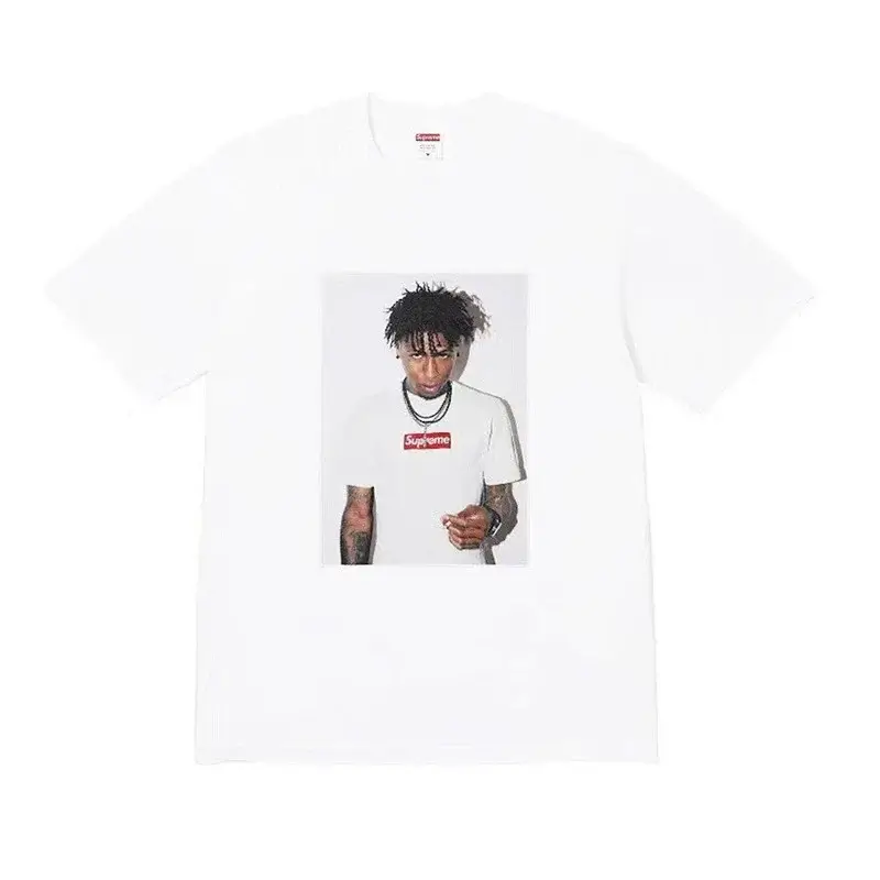 Supreme White 21 Savage T-Shirt