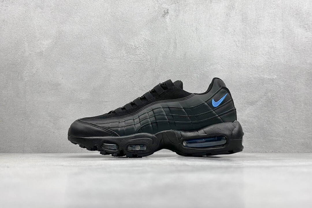 Nike Air Max 95 Black with Blue Accents