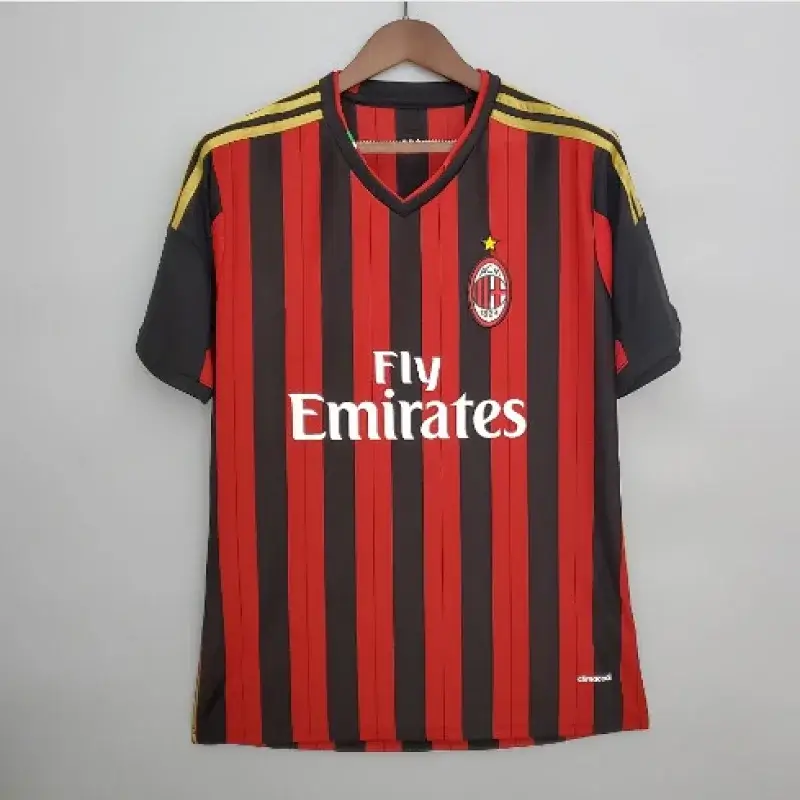 Nike AC Milan Red & Black Football Jersey
