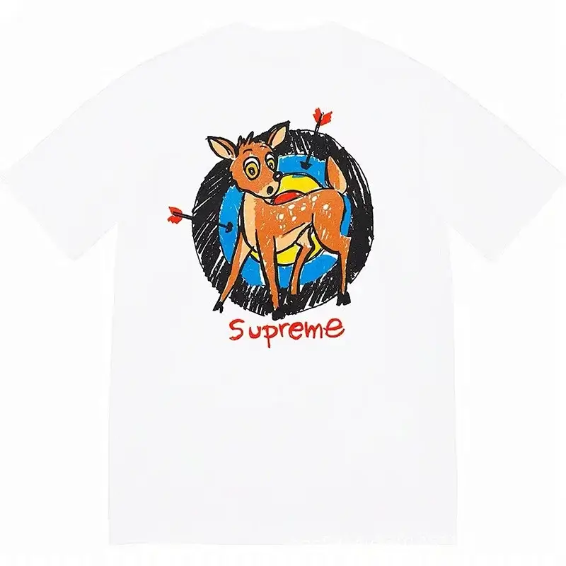 Supreme White Deer Graphic Tee