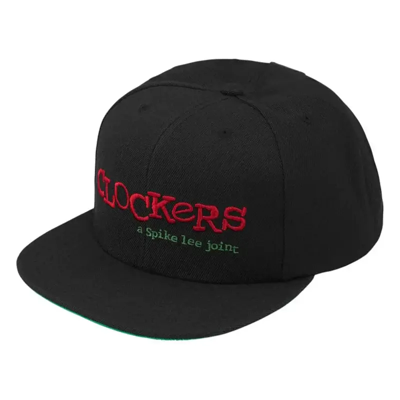 Supreme Black Clockers “a Spike Lee joint” Embroidered Snapback Hat