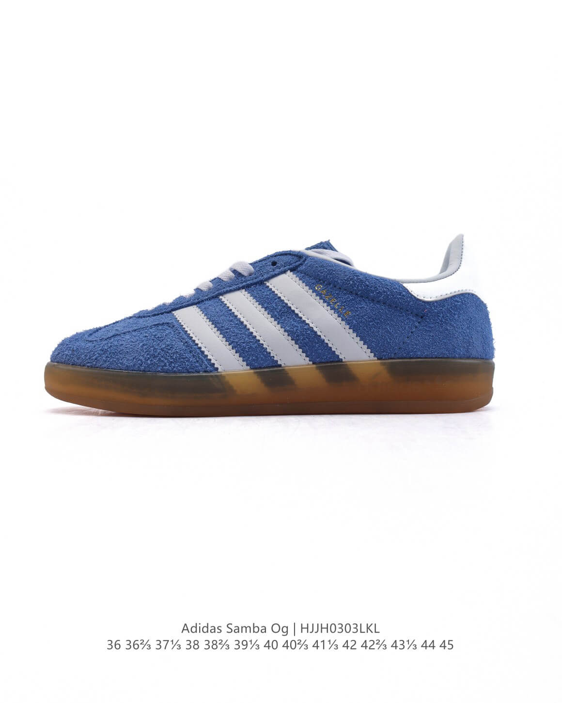 Adidas Samba Og Blue Suede Casual Sneakers