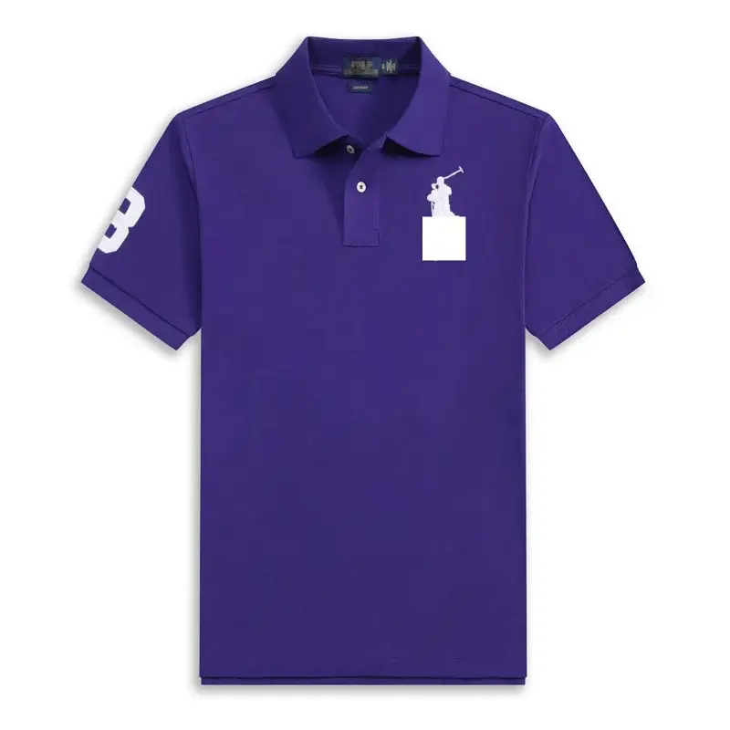 Polo Ralph Lauren  Short Sleeve Shirt with Polo Player Logo & Sleeve Number