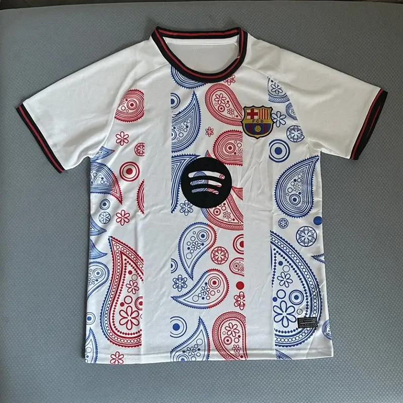 FC Barcelona Dark Blue Camo Jersey with Spotify Logo