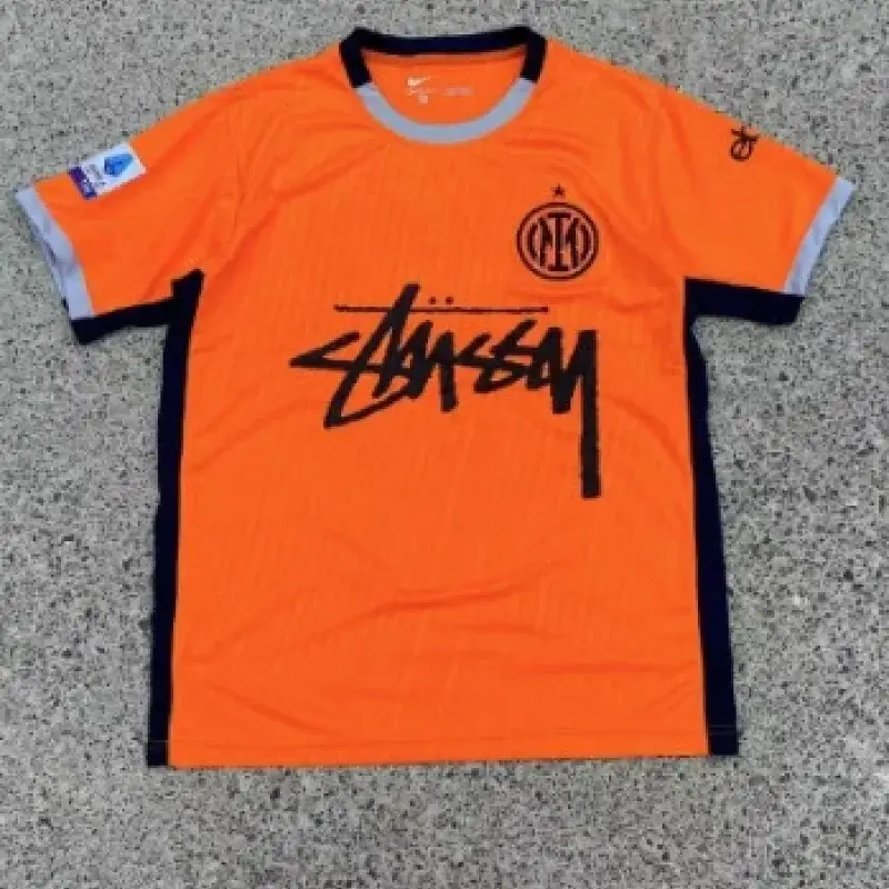 Stussy Geometric Pattern T-Shirt