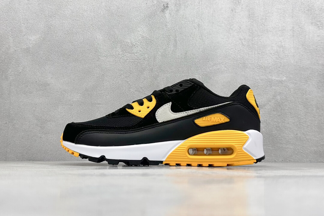 Nike Air Max 90 Black Yellow White Sneakers