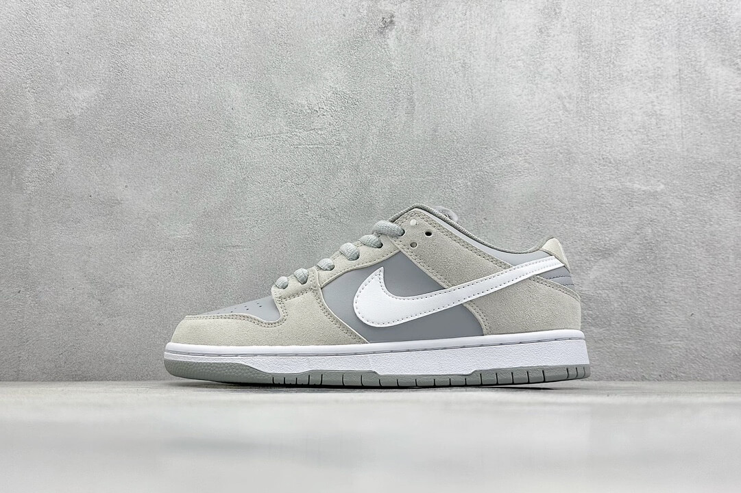 Nike Dunk Low Light Gray White Casual Sneakers