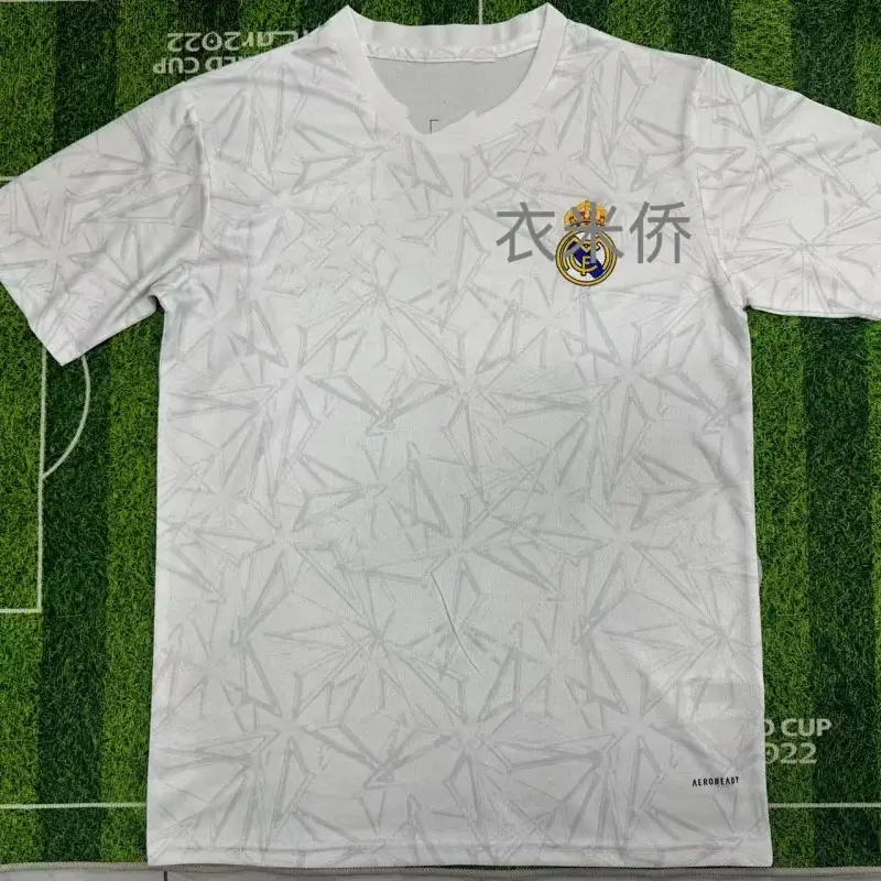 Adidas Real Madrid Blue White Orange Jersey