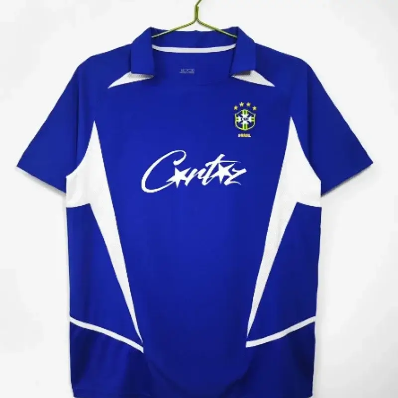 Corteiz Yellow Brasil Jersey with Green Trim & Gurtaz Graffiti